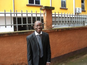 Serge Désiré Takou, président de l'association des hémophiles du Cameroun.  Crédit photo: Djeny Ngando